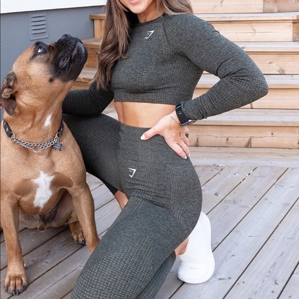 New Gymshark Vital Seamless Leggings and top set